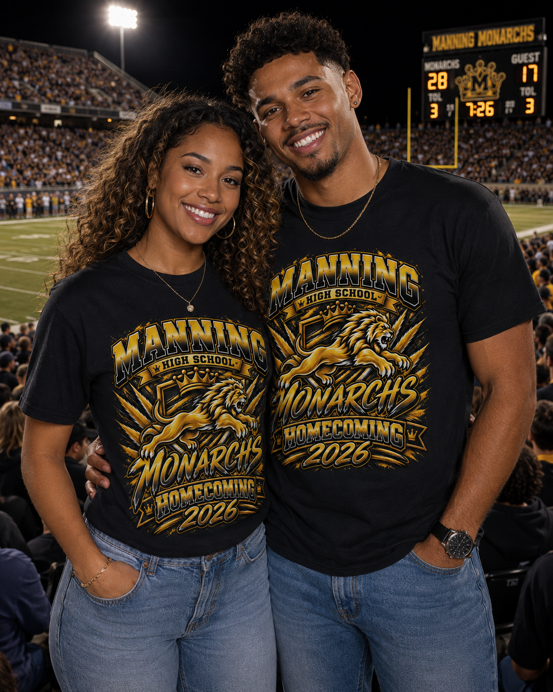 High School Spirit/Homecoming Graphic T-Shirts – Custom High School Spirit Wear