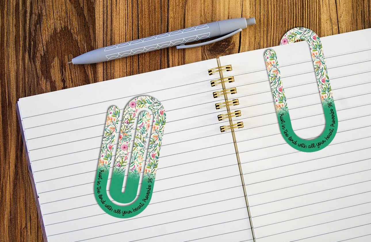Large Paper Clip/Bookmarks Sublimation Prints