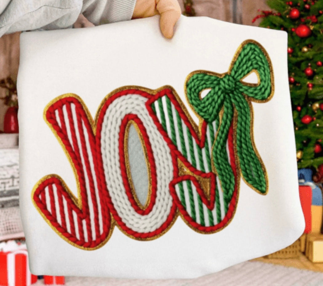 Faux Yarn Joy- Transfers