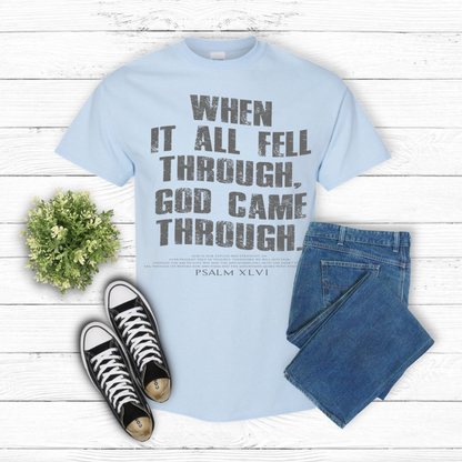 Screen Print- When It All Fell Through (Dark Gray)