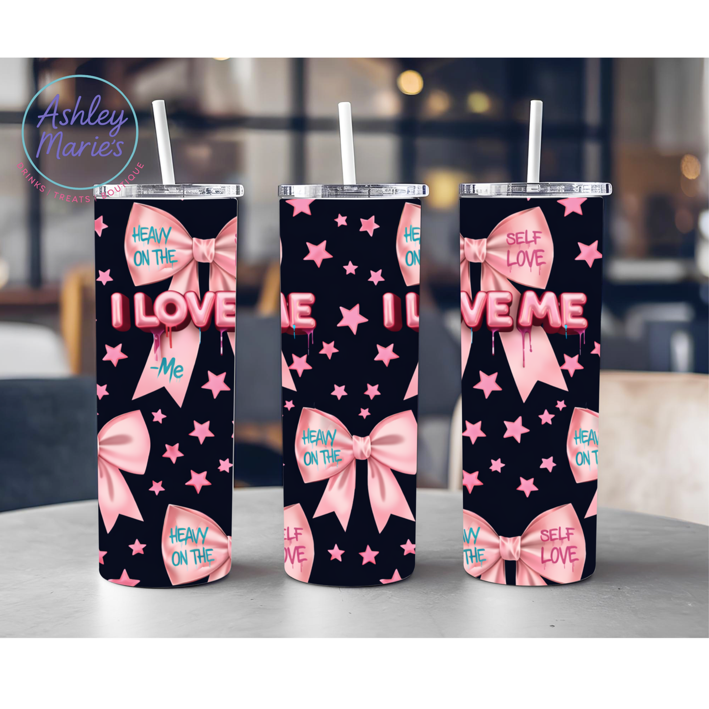 Sublimation Drinkware Wraps- I Love Me