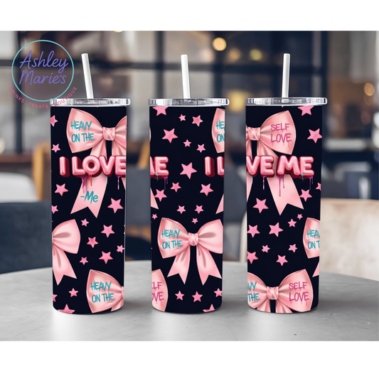 Sublimation Drinkware Wraps- I Love Me