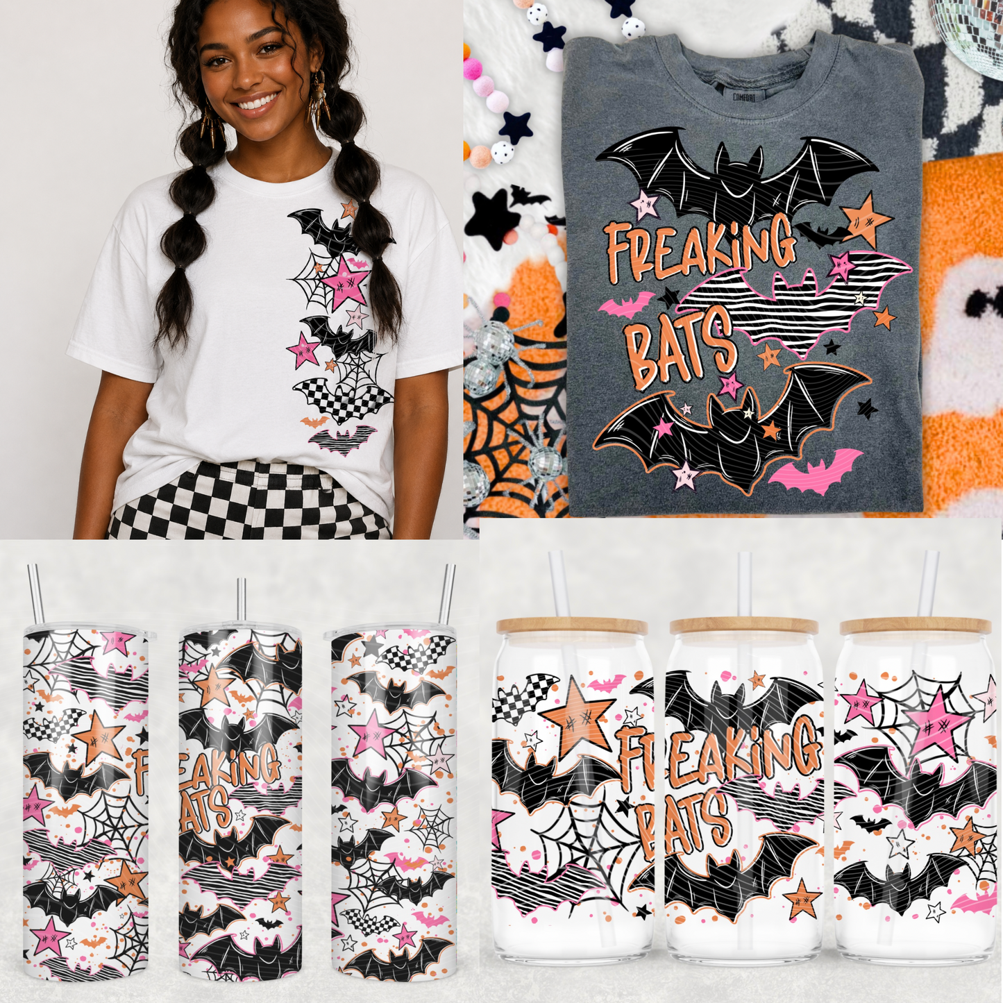 Pre-Order DTF- Freaking Bats (Adult and Youth) (Closes 8/1/2026)