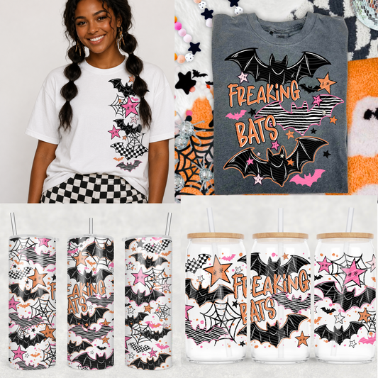 Sublimation Transfers- Freaking Bats
