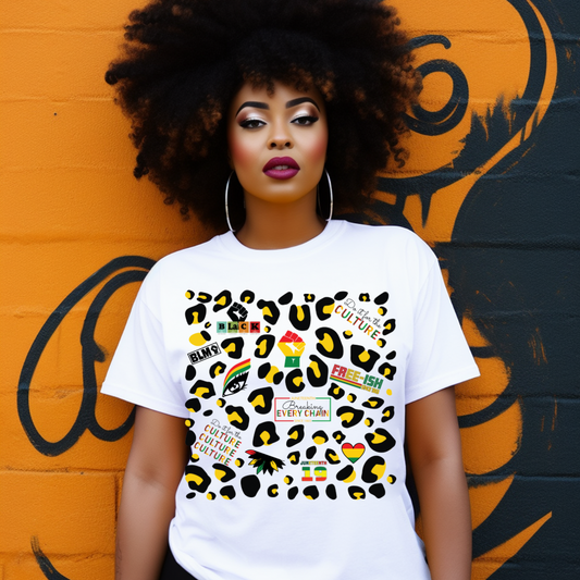DTF- Juneteenth Leopard Sheet