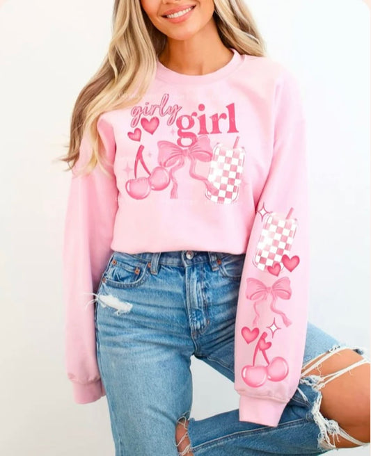 Glitter Clear Film-Girly Girl (with two sleeves)