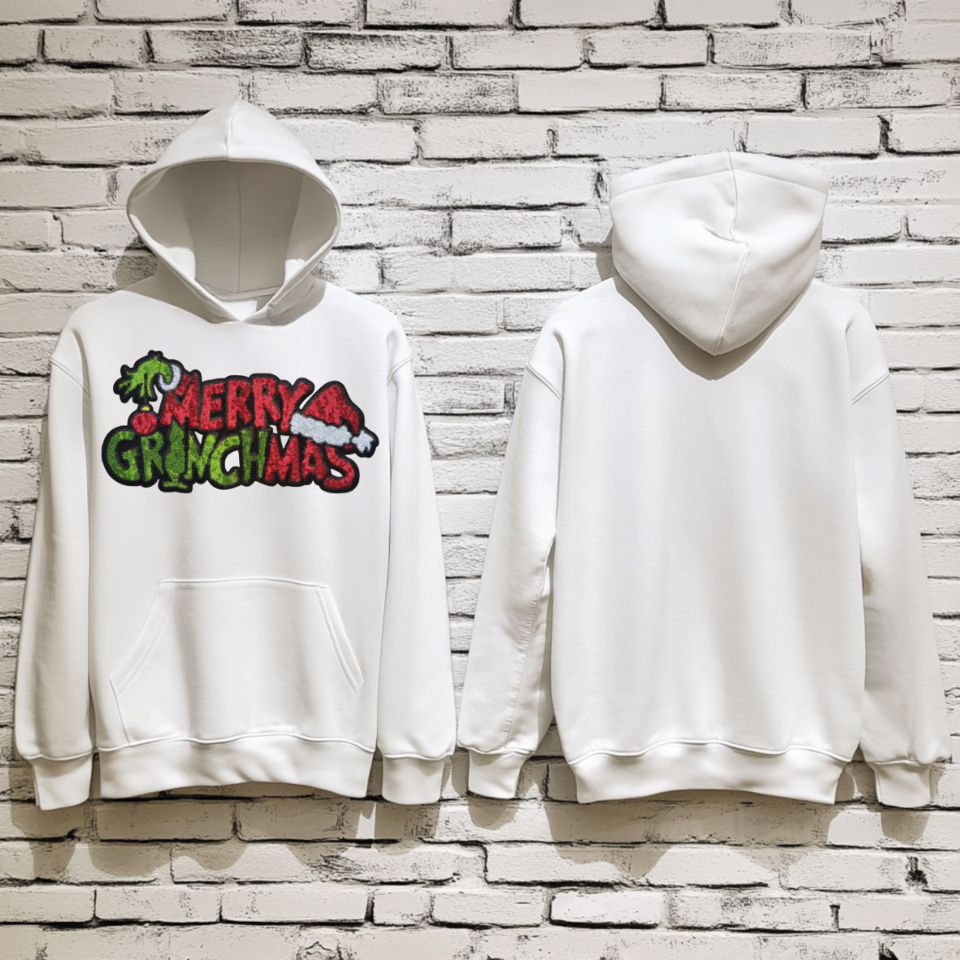 Merry Gmas Sequin Patch