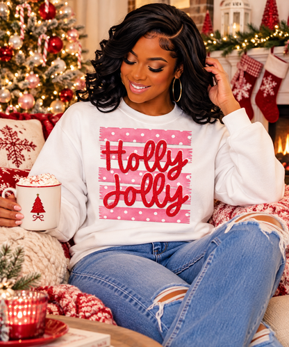 VIP BESTIES Pre-Order - Holly Jolly - Appliqué & Fuzzy Combo Patch  (Closes 11/05/2026)