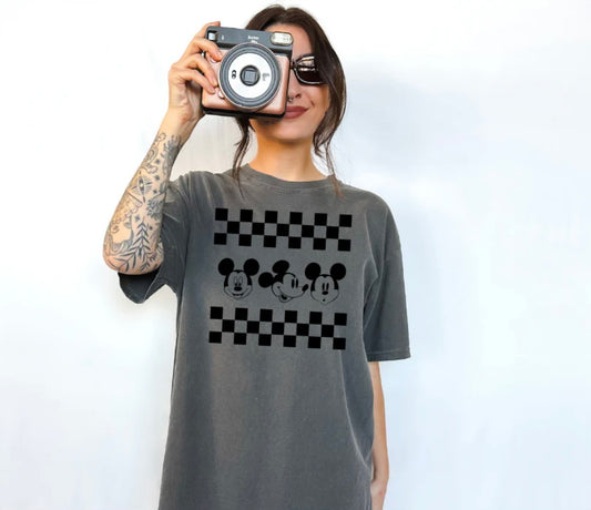 Screen Print- Checkered Mouse