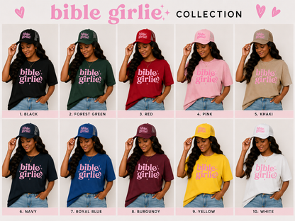 Pre-Order - Screen Print- Bible Girlie (Pink) - SHIPS OUT BY 8/24