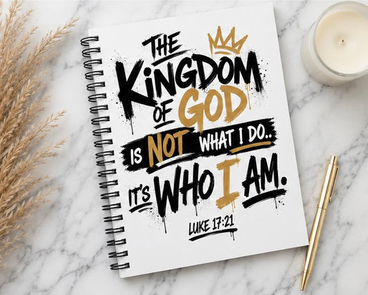 Pre-Order- The Kingdom Is Who I Am -UV DTF Journal Cover (Closes 8/8/26) (VIP)