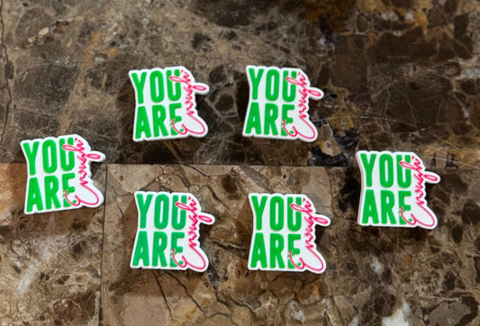 You Are Enough Pen Charm