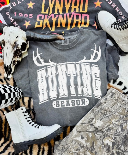 Screen Print- Hunting Season (White)