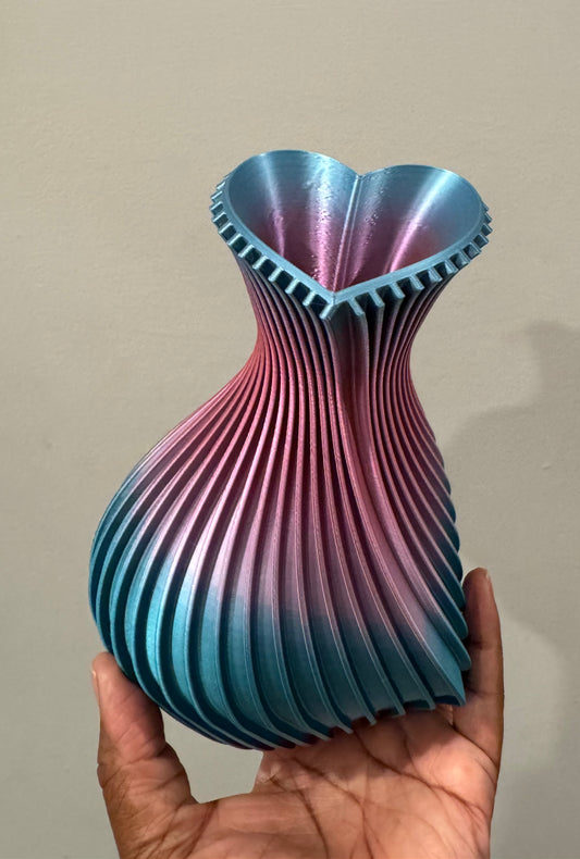 Spiral Heart Vase