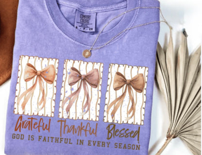 DTF- Grateful Thankful Blessed(Adult)