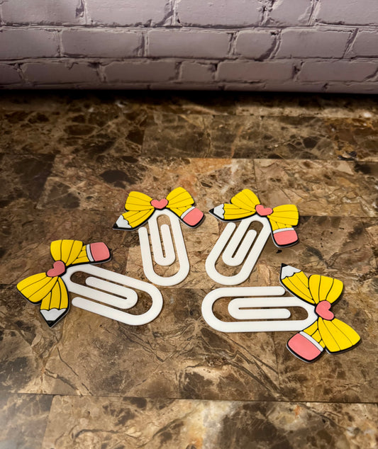 3D Printed Jumbo Paper Clips Bookmarks