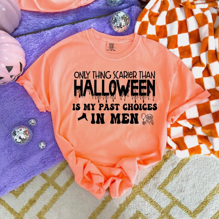 Screen Print- Scary Choice In Men Halloween(Black)