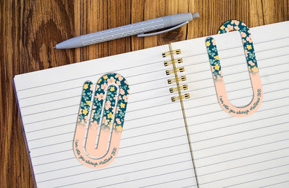 Large Paper Clip/Bookmarks Sublimation Prints
