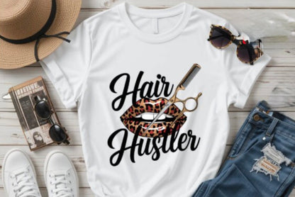 (Print To Order) DTF- Hair Hustler (Color)
