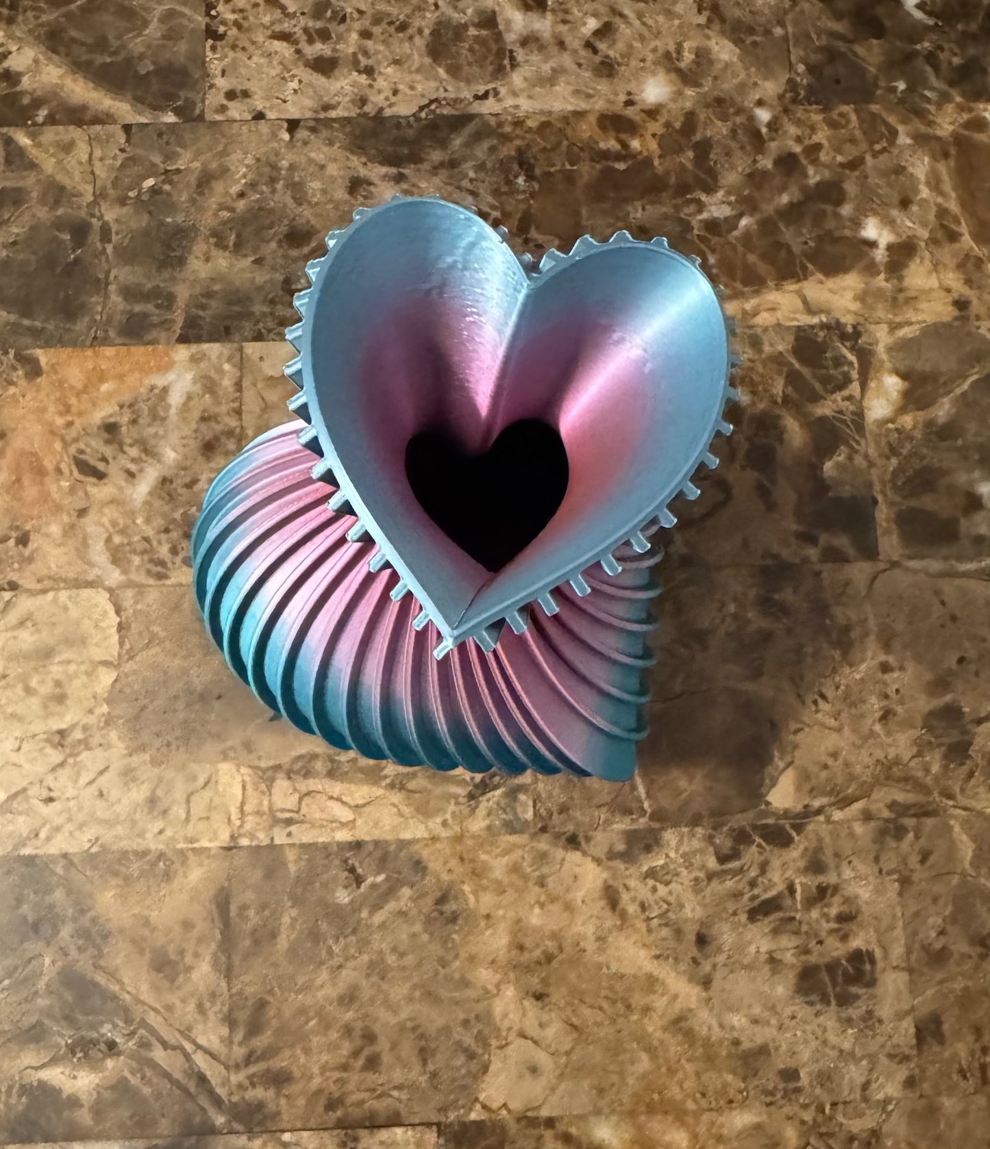 Spiral Heart Vase