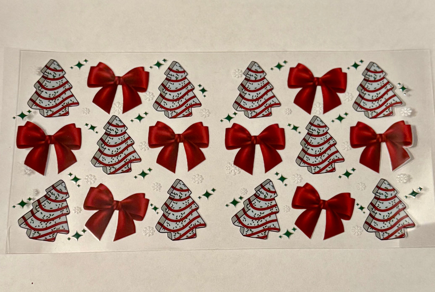 UV DTF- Christmas Tree Cake (wrap)