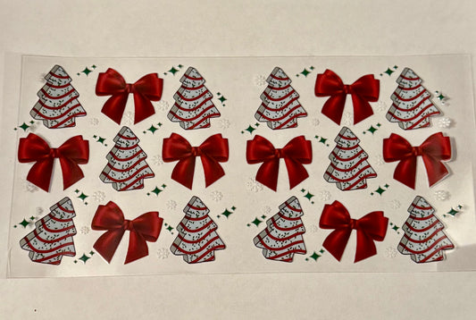 UV DTF- Christmas Tree Cake (wrap)