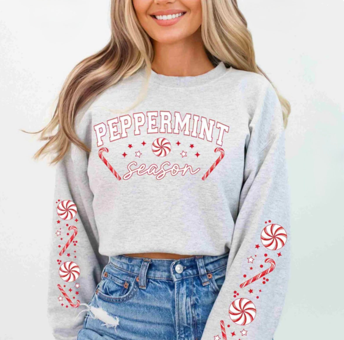 Glitter Clear Film- Peppermint Season (two sleeves)