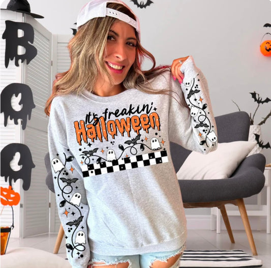 Glitter Clear Film- It's Freakin' Halloween (two sleeves)