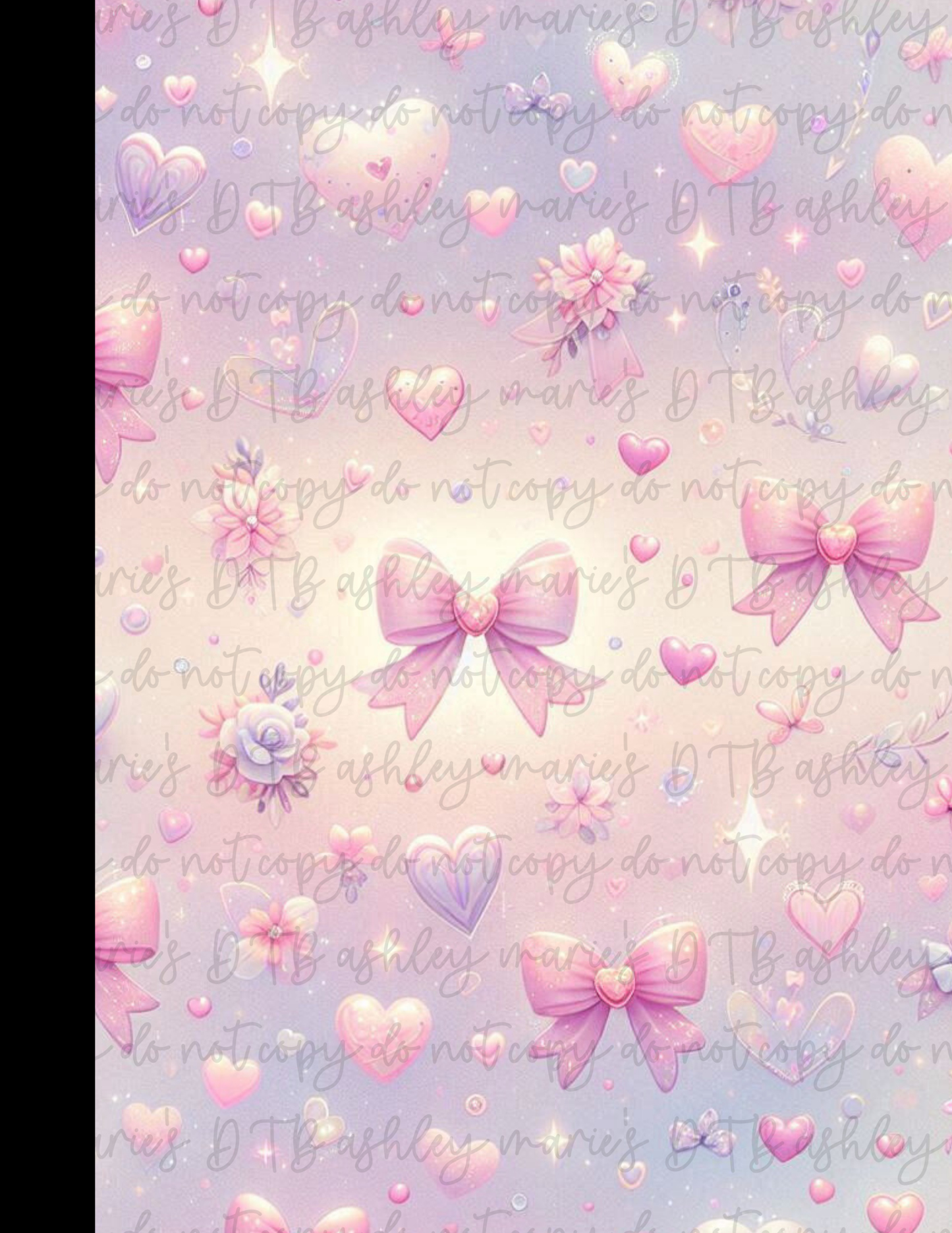Girly School - Composition Notebook Sticker Covers | Glossy Printable Vinyl Front & Back Wraps