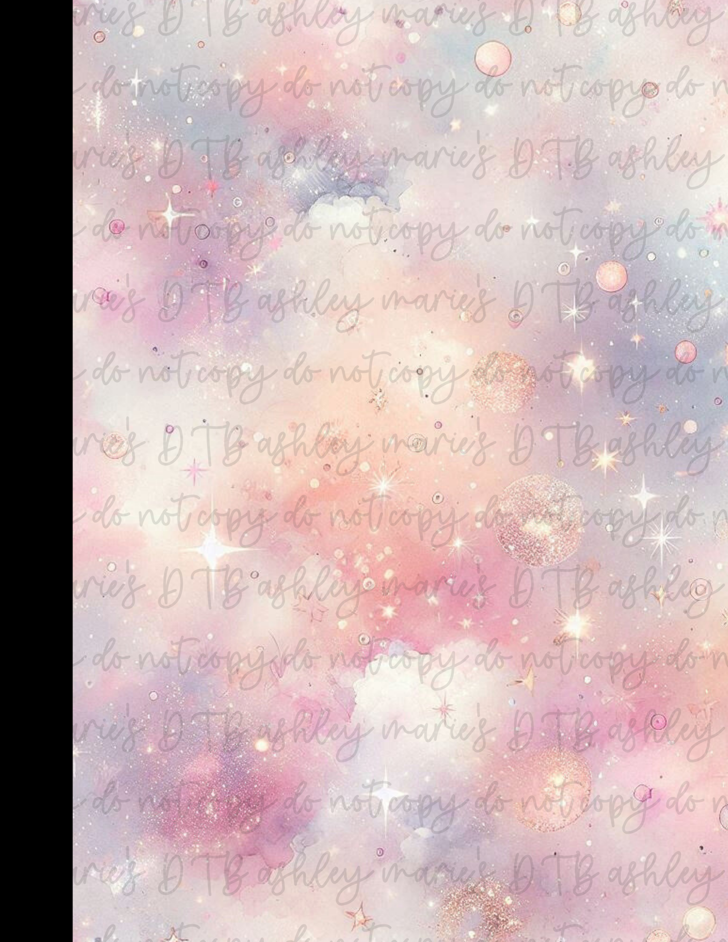 Girly School - Composition Notebook Sticker Covers | Glossy Printable Vinyl Front & Back Wraps