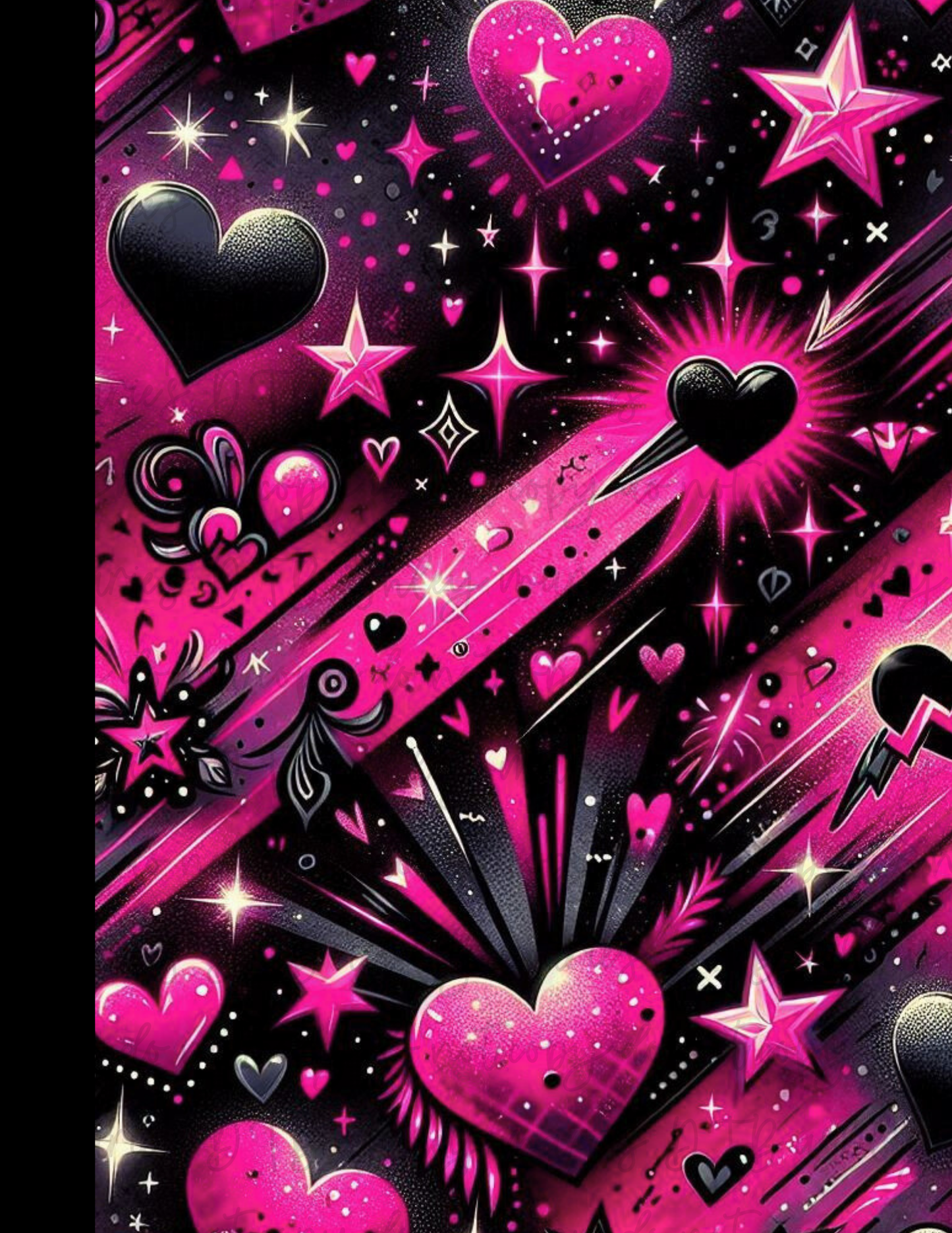 Girly School - Composition Notebook Sticker Covers | Glossy Printable Vinyl Front & Back Wraps