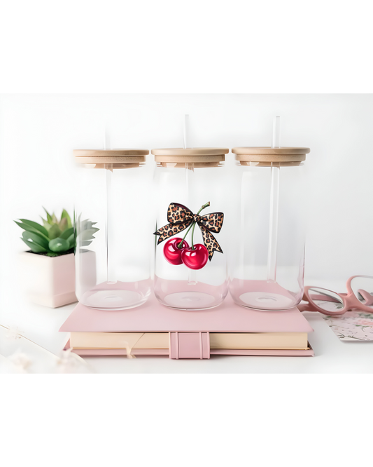 UV DTF- Leopard Cherries