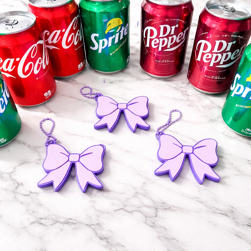 Bow - 3D Printed Can Opener Keychain