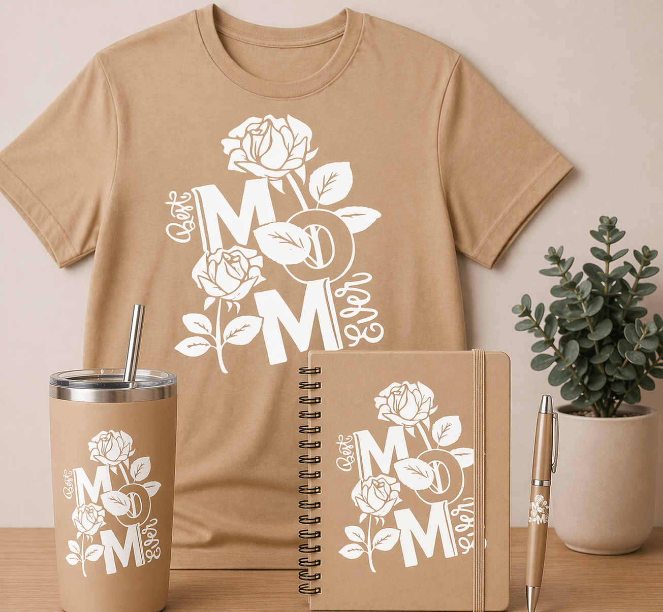 Best Mom Ever - DTF, UV DTF, UV DTF Journal, & UV DTF Pen Wrap Transfer Bundle