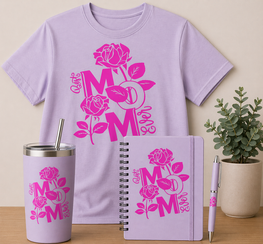 Best Mom Ever - DTF, UV DTF, UV DTF Journal, & UV DTF Pen Wrap Transfer Bundle