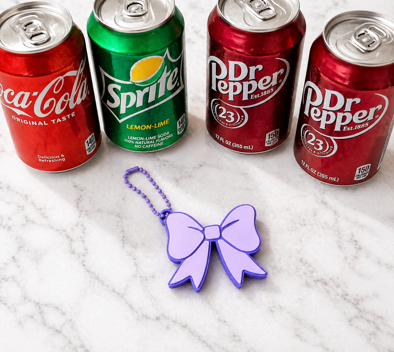Bow - 3D Printed Can Opener Keychain