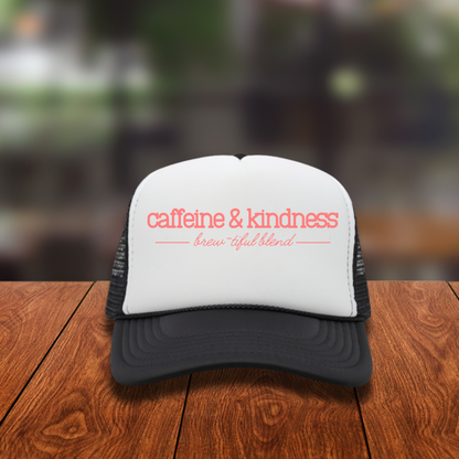 DTF Hat Patch- Caffeine and Kindness
