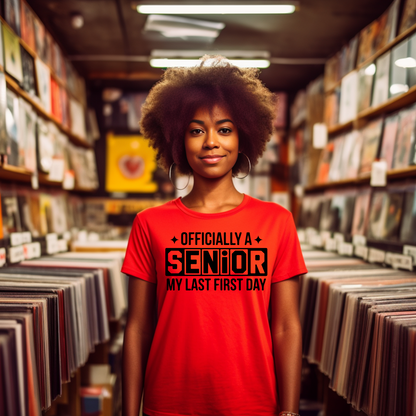 Screen Print- Officially Last 1st Day (in black)