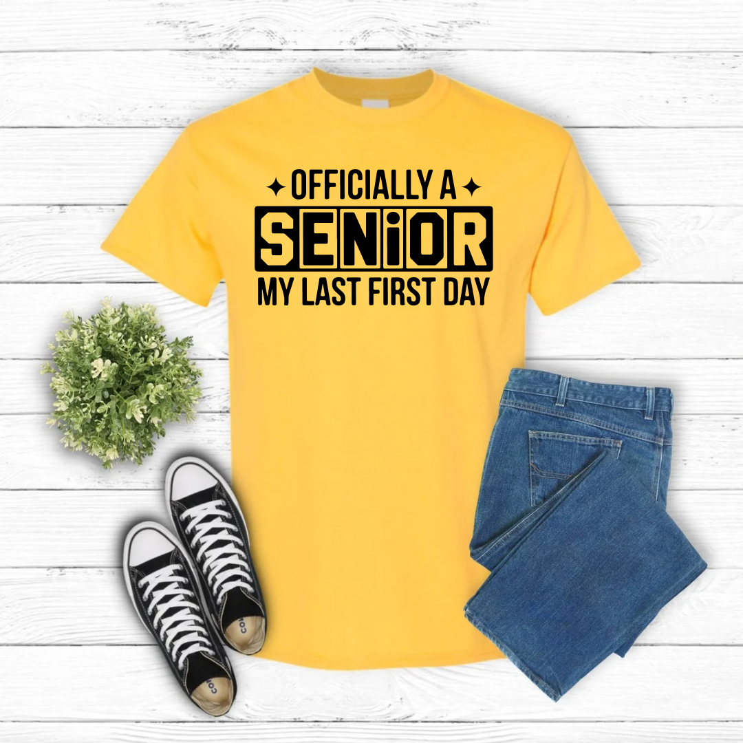 Screen Print- Officially Last 1st Day (in black)