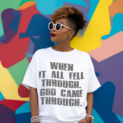 Screen Print- When It All Fell Through (Dark Gray)