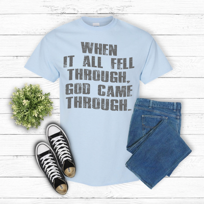 Screen Print- When It All Fell Through (Dark Gray)