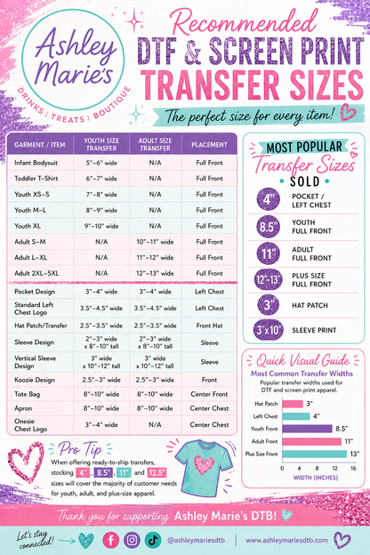 Custom DTF Transfers
