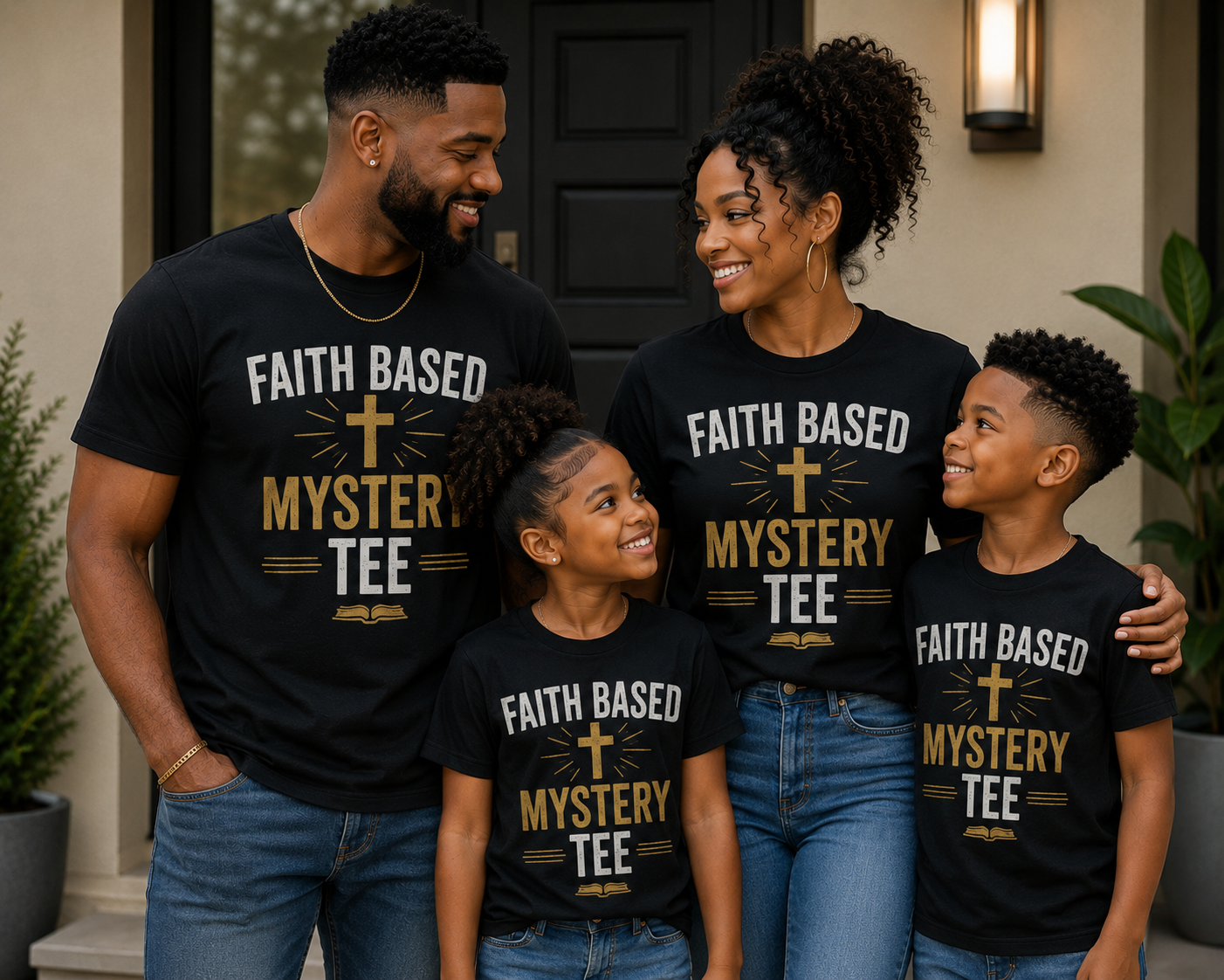 Faith Based Themed Mystery Tees