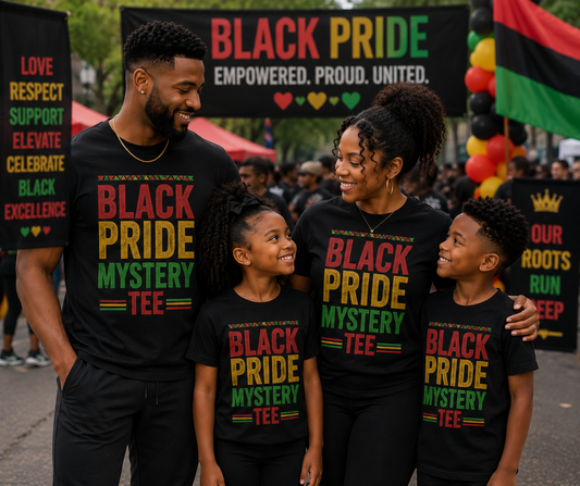 Black Pride Themed Mystery Tees