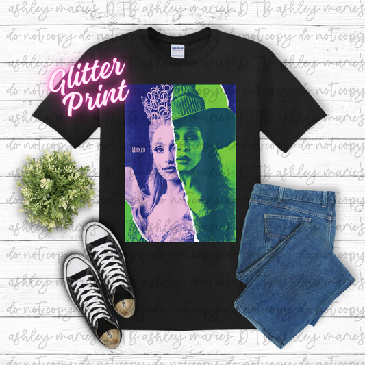 Glitter DTF- Wicked For Good (Adult and Youth)
