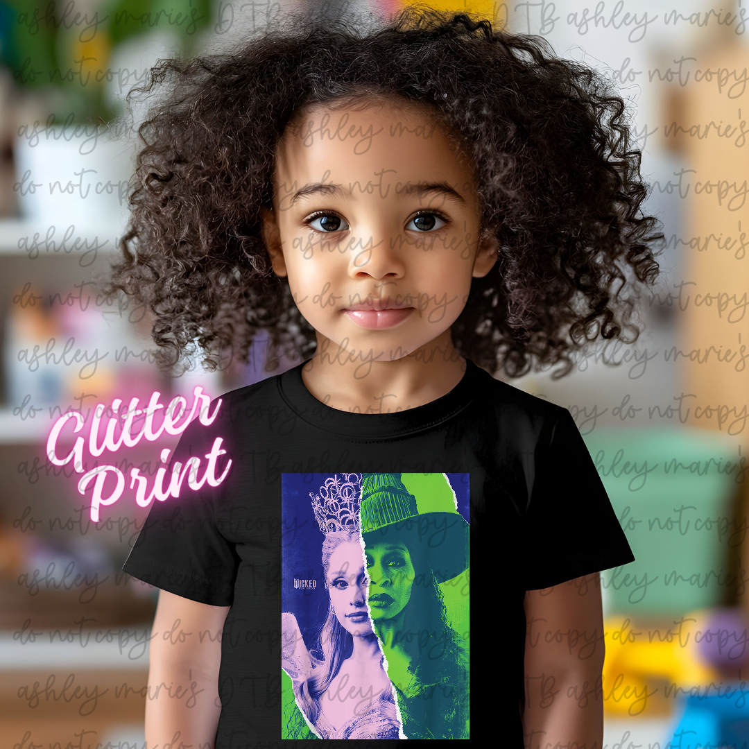 Glitter DTF- Wicked For Good (Adult and Youth)