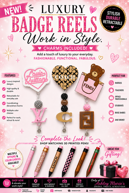 Luxury 3D Badge Reels