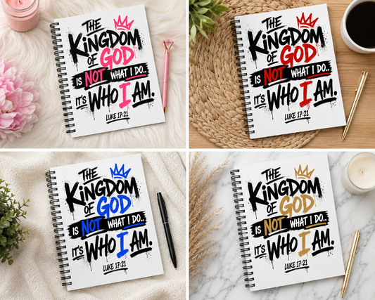 Pre-Order- The Kingdom Is Who I Am -UV DTF Journal Cover (Closes 8/8/26) (VIP)