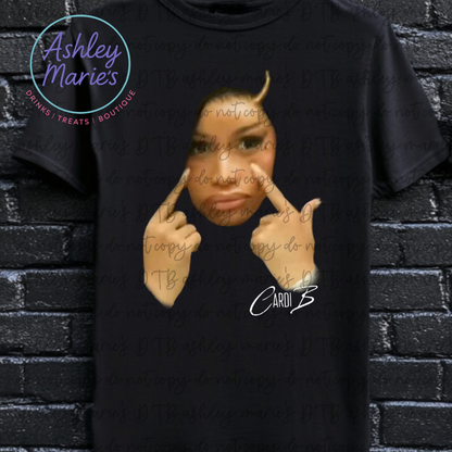 DTF- Cardi Meme Blackout (Adult)