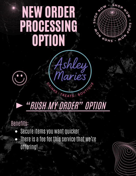 Rush My Order Option
